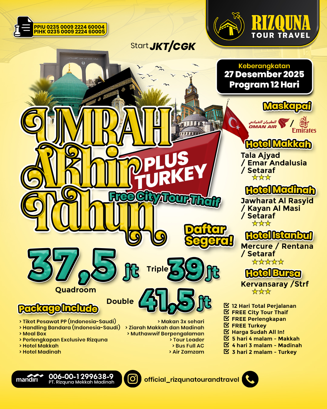 Umroh Plus Turkey